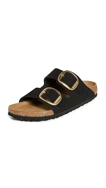 Birkenstock Arizona Big Buckle Gold Sandals 6 Birkenstock Arizona Big Buckle Gold Sandals - Image 6