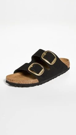 Birkenstock Arizona Big Buckle Gold Sandals