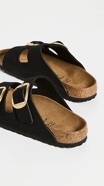 Birkenstock Arizona Big Buckle Gold Sandals 3 Birkenstock Arizona Big Buckle Gold Sandals - Image 3