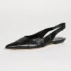 BY FAR Cyd Black Nappa Leather Flats