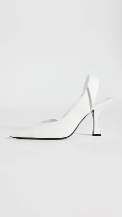 BY FAR Yasha White Nappa Leather Pumps -Sam Edelman Shop byfar305831c925 1683903318499 2 0. UX357 QL90