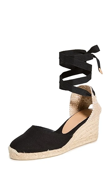 Castañer Castaner Carina Mid Wedge Canvas Espadrille 6 Castañer Castaner Carina Mid Wedge Canvas Espadrille - Image 6