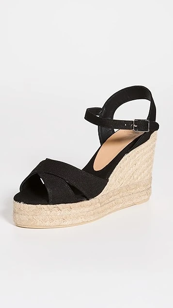 Castañer Castaner Blaudell Wedge Canvas Espadrilles 1 Castañer Castaner Blaudell Wedge Canvas Espadrilles