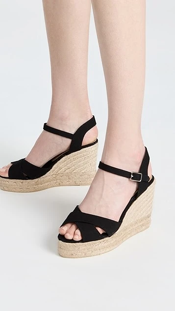 Castañer Castaner Blaudell Wedge Canvas Espadrilles 2 Castañer Castaner Blaudell Wedge Canvas Espadrilles - Image 2