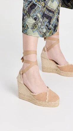 Castañer Castaner Clarina Canvas Wrap Tall Espadrilles -Sam Edelman Shop castn3027091157 1673462253994 2 0. UX357 QL90