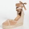 Castañer Castaner Clarina Canvas Wrap Tall Espadrilles