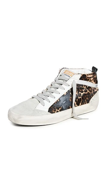 Golden Goose Mid Star Horsy Upper Suede Toe And Spur Sneakers 5 Golden Goose Mid Star Horsy Upper Suede Toe And Spur Sneakers - Image 5