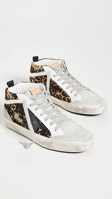 Golden Goose Mid Star Horsy Upper Suede Toe And Spur Sneakers 3 Golden Goose Mid Star Horsy Upper Suede Toe And Spur Sneakers - Image 3