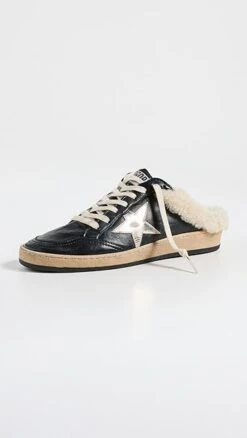 Golden Goose Ballstar Sabot Shearling Lining Mules
