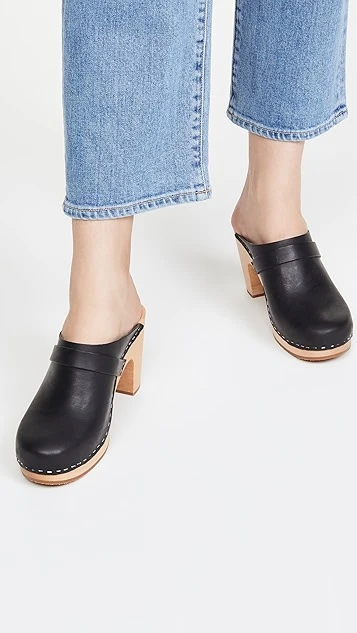 Swedish Hasbeens Slip In Classic Clogs 2 Swedish Hasbeens Slip In Classic Clogs - Image 2