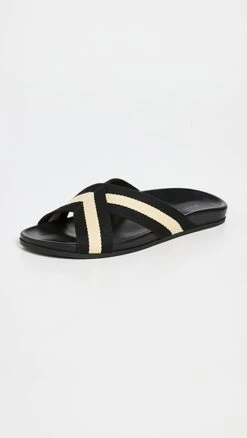 Jenni Kayne Cotton Crossover Sandals