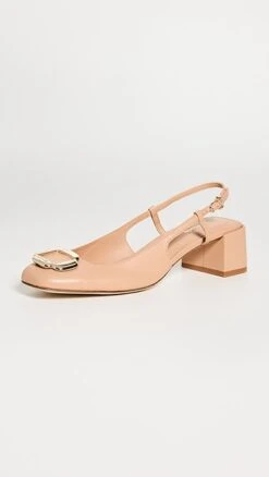 Larroude Maria Block Pumps