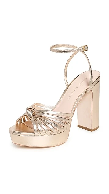 Loeffler Randall Rivka Leather Knot Platform Sandals 6 Loeffler Randall Rivka Leather Knot Platform Sandals - Image 6