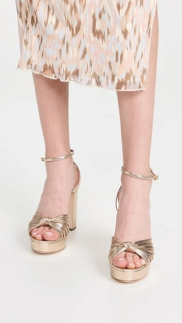 Loeffler Randall Rivka Leather Knot Platform Sandals 3 Loeffler Randall Rivka Leather Knot Platform Sandals - Image 3