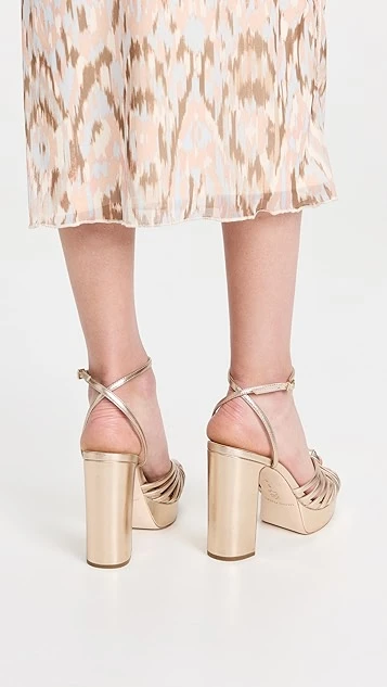 Loeffler Randall Rivka Leather Knot Platform Sandals 4 Loeffler Randall Rivka Leather Knot Platform Sandals - Image 4