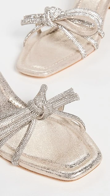 Loeffler Randall Mikel Leather Bow Mid-Heel Sandals 5 Loeffler Randall Mikel Leather Bow Mid-Heel Sandals - Image 5