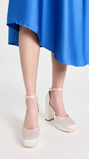 Loeffler Randall Selina Closed Toe Ankle Strap Platform Pumps 2 Loeffler Randall Selina Closed Toe Ankle Strap Platform Pumps - Image 2