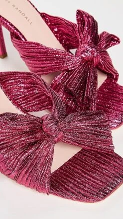 Loeffler Randall Claudia Pleated Skinny Heel Mules 10 Loeffler Randall Claudia Pleated Skinny Heel Mules -Sam Edelman Shop loeff4205251362 1668191655587 2 0. UX357 QL90