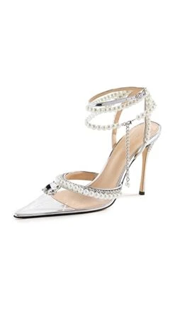 MACH & MACH Diamond Of Elizabeth Transparent High Heels -Sam Edelman Shop macma3000430859 1671561049536 2 0. UX357 QL90