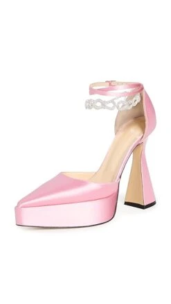 MACH & MACH Pointed To Satin Platform Pumps -Sam Edelman Shop macma300571a561 1667579673170 2 0. UX357 QL90