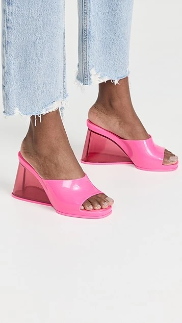 Melissa Darling Iridescent Wedge Sandals 2 Melissa Darling Iridescent Wedge Sandals - Image 2