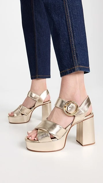 See By Chloé See By Chloe Lyna Heeled Sandals 2 See By Chloé See By Chloe Lyna Heeled Sandals - Image 2