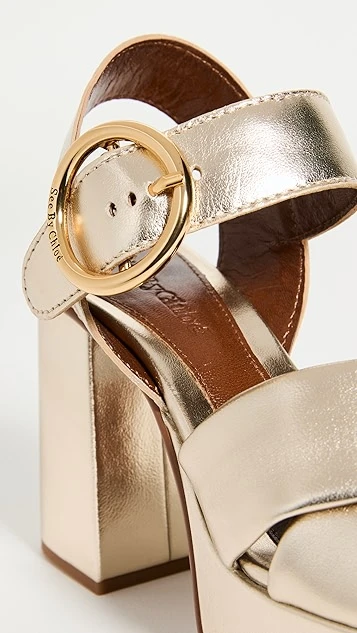 See By Chloé See By Chloe Lyna Heeled Sandals 5 See By Chloé See By Chloe Lyna Heeled Sandals - Image 5