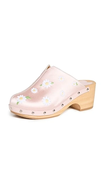 Sleeper Matilda Daisies Embroidered Clogs 6 Sleeper Matilda Daisies Embroidered Clogs - Image 6