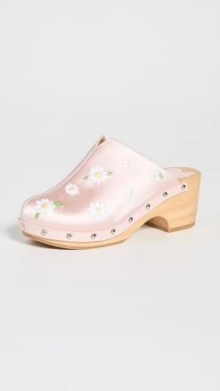 Sleeper Matilda Daisies Embroidered Clogs