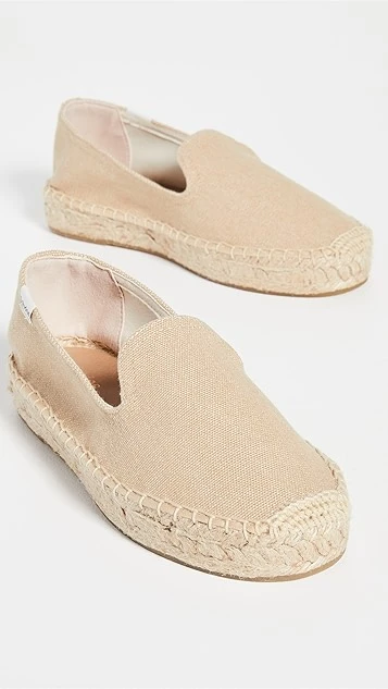 Soludos Platform Smoking Slipper Espadrilles 4 Soludos Platform Smoking Slipper Espadrilles - Image 4