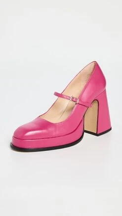 Souliers Martinez Casilda Leather 90 Pumps