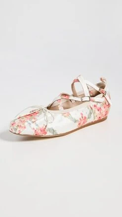 Simone Rocha 5mm Round Crisscross Ballerina Flats -Sam Edelman Shop sroch3020937773 1682713703555 2 0. UX357 QL90