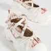 Simone Rocha Round Toe Crisscross Low Trek Ballerina Shoe