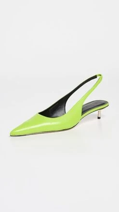 STAND STUDIO Sasha Leather Slingback Pumps