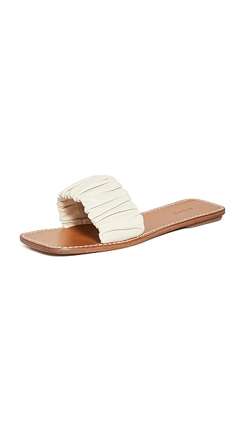STAUD Nina Ruched Sandals 6 STAUD Nina Ruched Sandals - Image 6