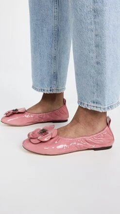 Tory Burch Flower Ballet Flats -Sam Edelman Shop toryb4983428672 1672185062676 2 0. UX357 QL90