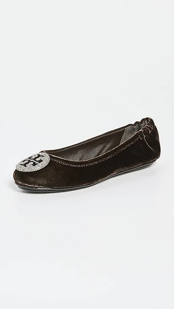 Tory Burch Minnie Travel Ballet Pave Flats 4 Tory Burch Minnie Travel Ballet Pave Flats - Image 4