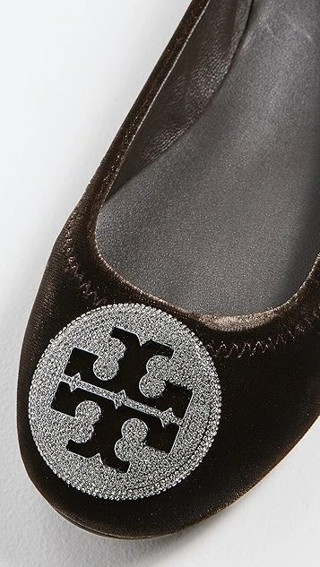 Tory Burch Minnie Travel Ballet Pave Flats 5 Tory Burch Minnie Travel Ballet Pave Flats - Image 5