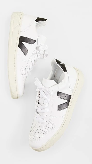 Veja V-10 Lace Up Sneakers 4 Veja V-10 Lace Up Sneakers - Image 4