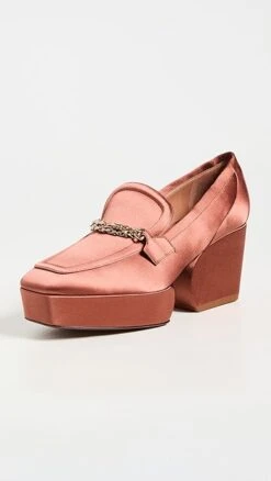 Zimmermann Crescent Satin Loafers